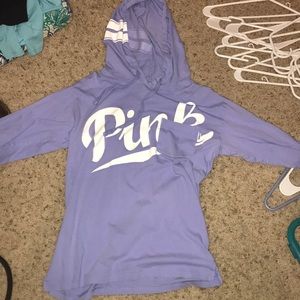 Pink lightweight sweatshirt